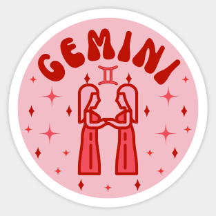 Gemini Zodiac Sign Sticker